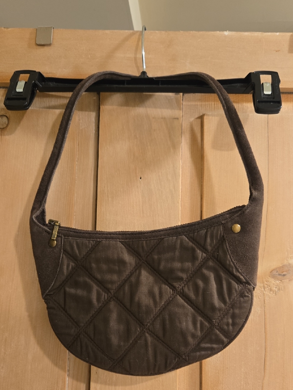 Quilted Brown J Crew Bag